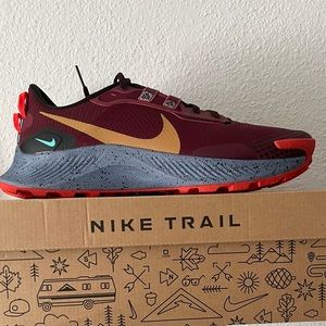 Nike Pegasus Trail 3 Hiking Running Shoes Men's Beetroot/Black Size 9/9.5/10/11